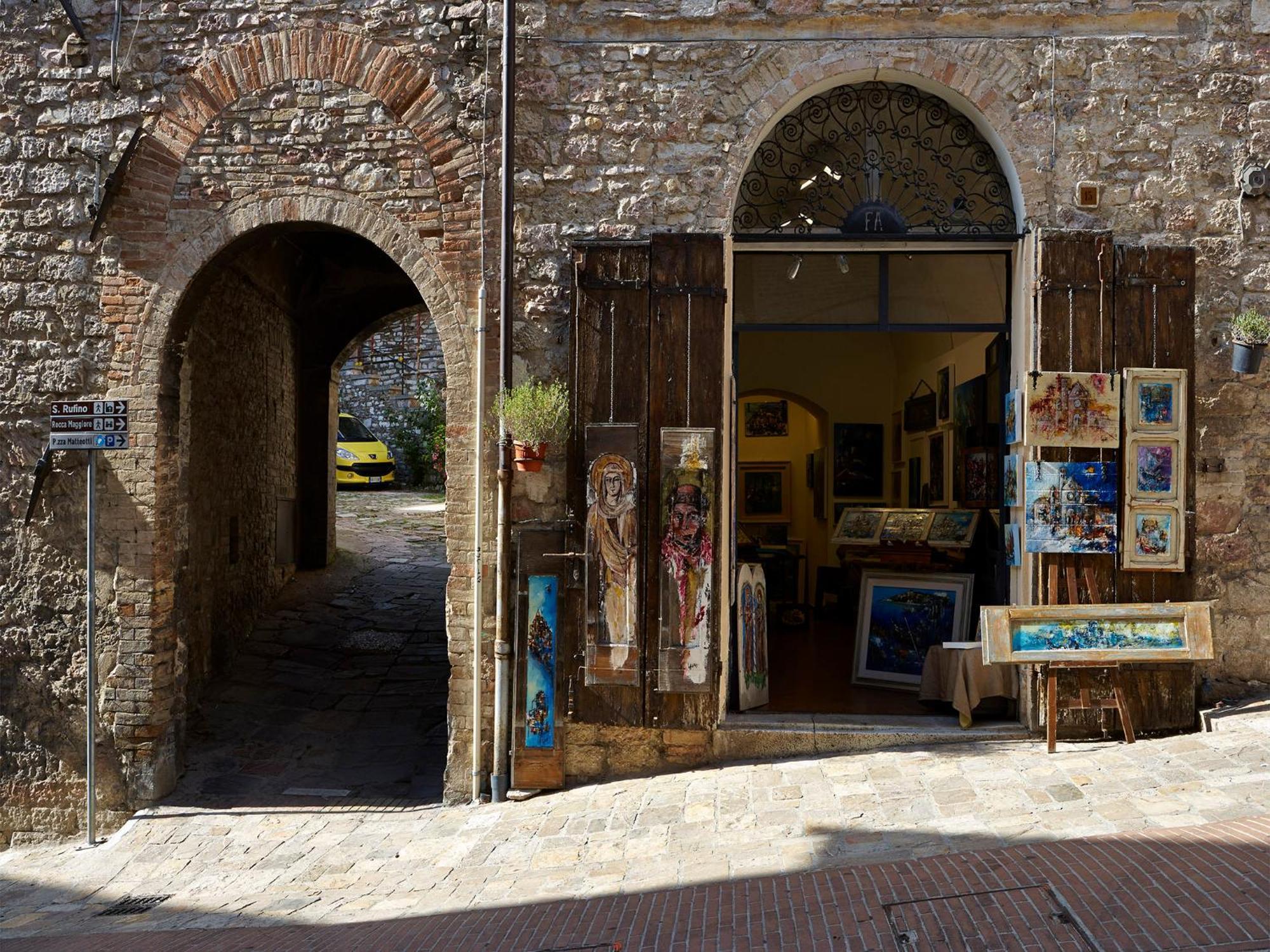 アッシジIl Cortile Di San Rufinoアパートメント エクステリア 写真